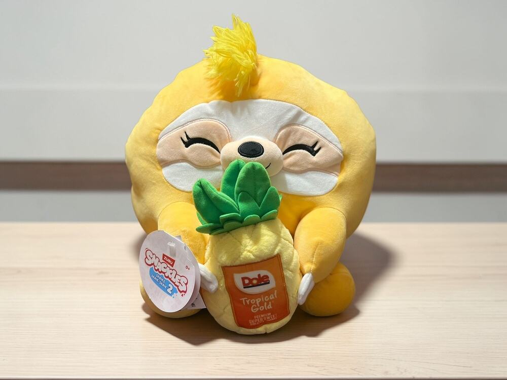 Snackles Series 2 Sloth & Dole 14 Inch Plush by ZURU, Ultra Soft Plush,